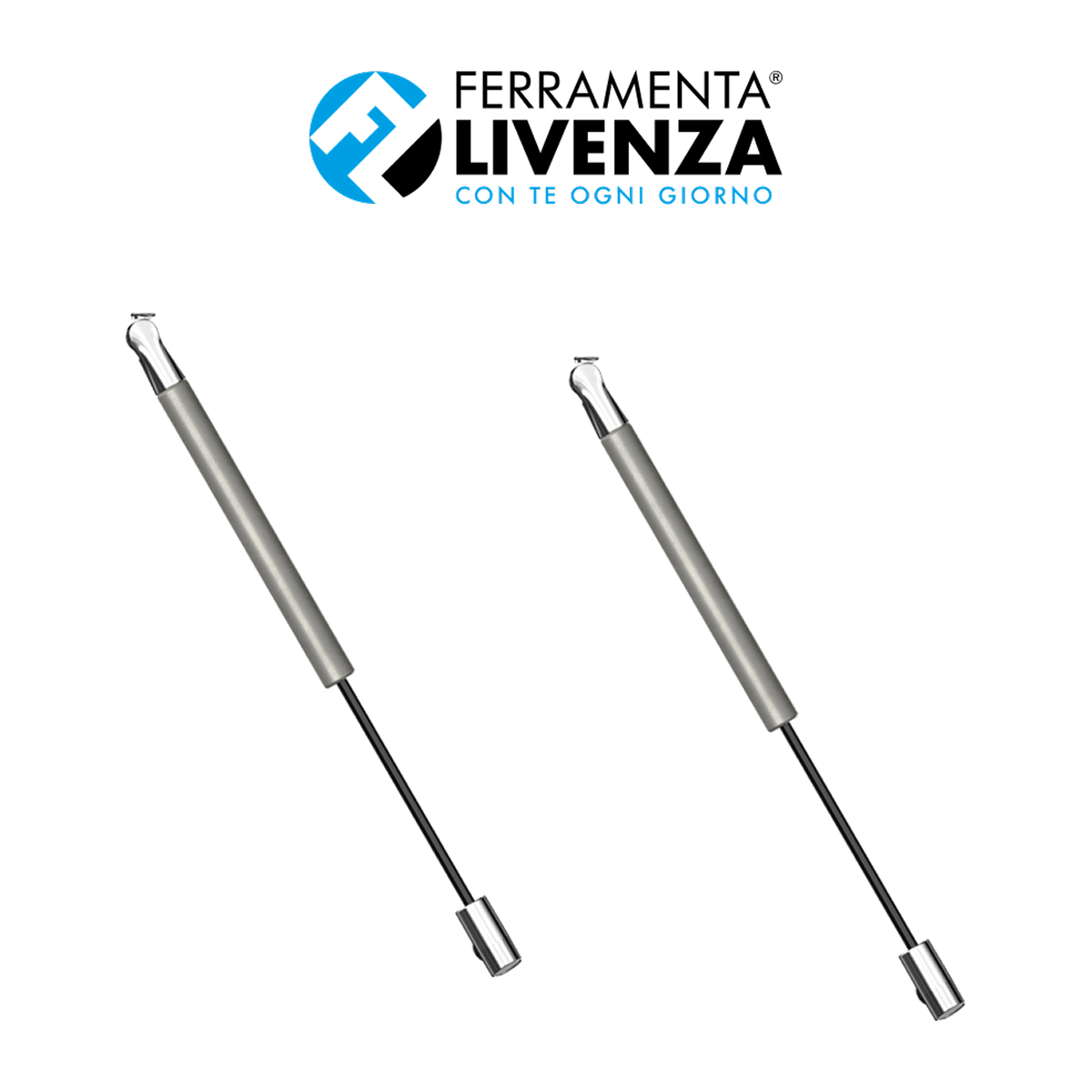 Фото Газовые пружины Ferramenta Livenza, чертежи, характеристики, размеры