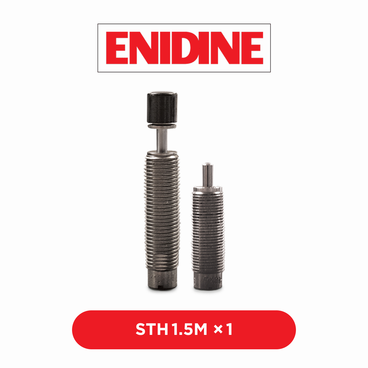 Фото Нерегулируемый амортизатор малого диаметра Enidine STH 1.5M x 1, чертежи, характеристики, размеры