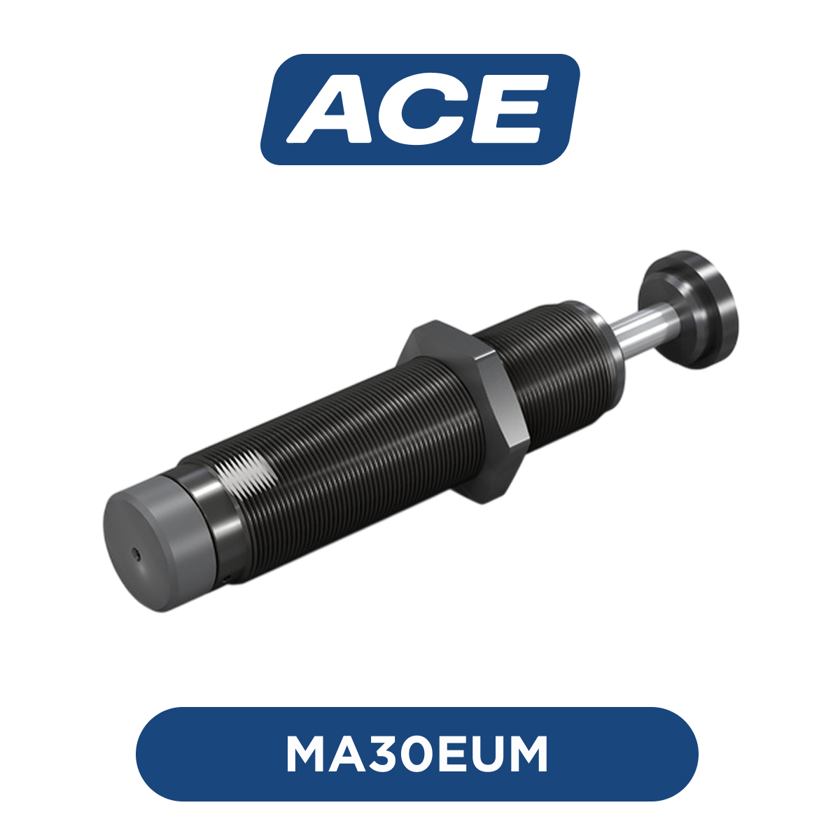 Фото Миниатюрные амортизаторы ACE MA30EUM, чертежи, характеристики, размеры