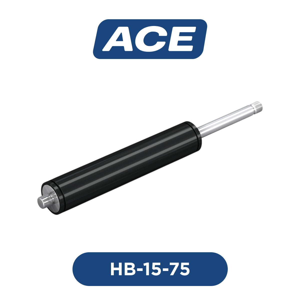 Фото Гидравлические демпферы ACE HB-15-75, чертежи, характеристики, размеры