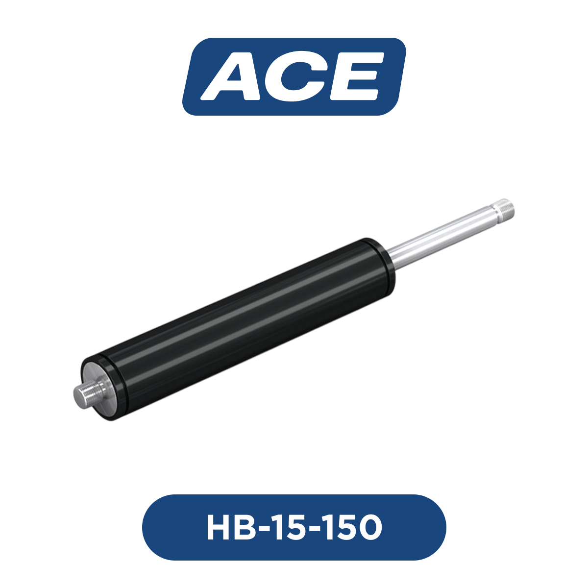 Фото Гидравлические демпферы ACE HB-15-150, чертежи, характеристики, размеры