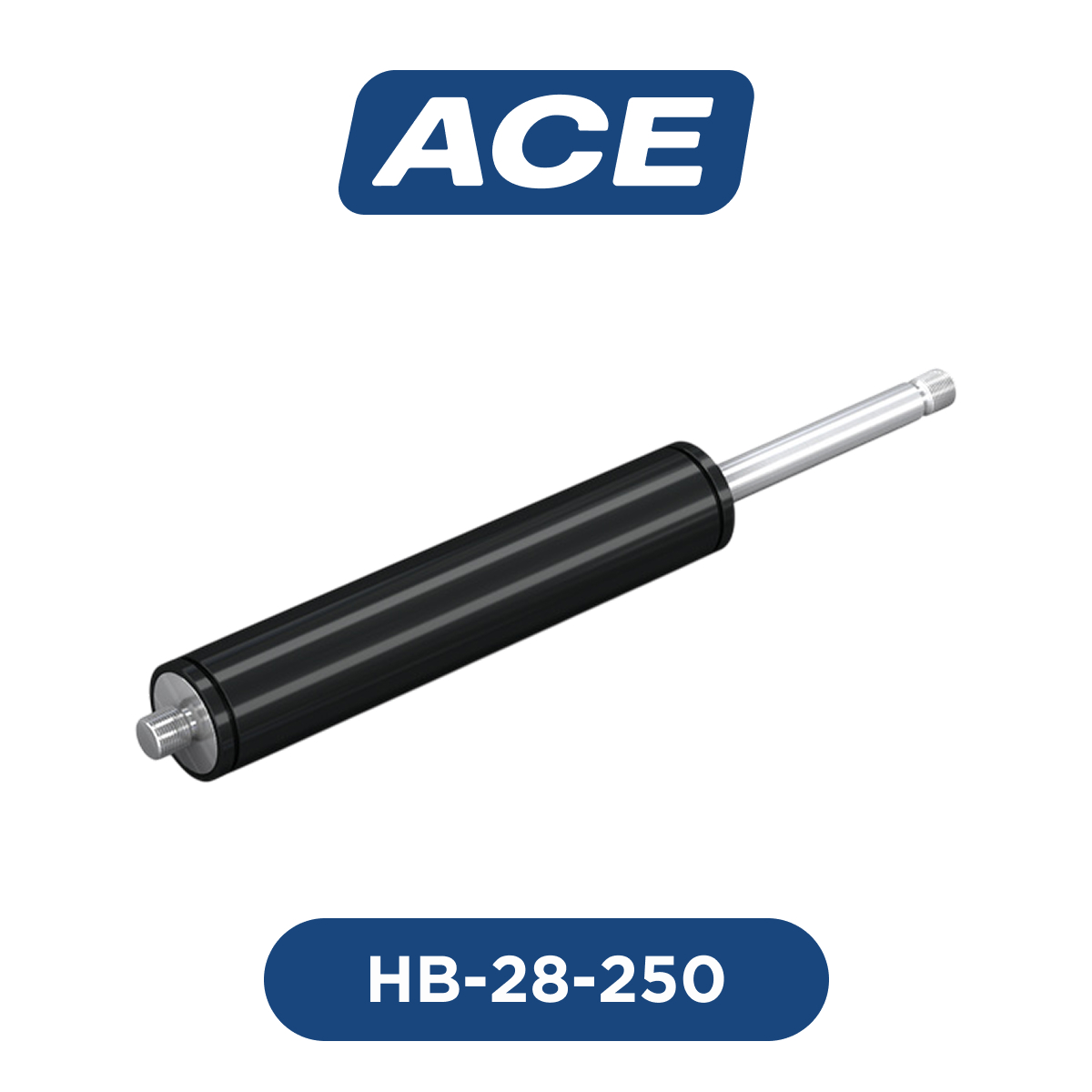 Фото Гидравлические демпферы ACE HB-28-250, чертежи, характеристики, размеры